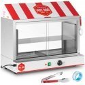Royal Catering Podgrzewacz witryna grzewcza do hot dogsów na 300 parówek 100 bułek 30 - 110 C 2400 W Royal Catering Podgrzewacz witryna grzewcza do hot dogsów na 300 parówek 100 bułek 30 - 110 C 2400 W