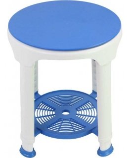 Swivel stool for the bathroom