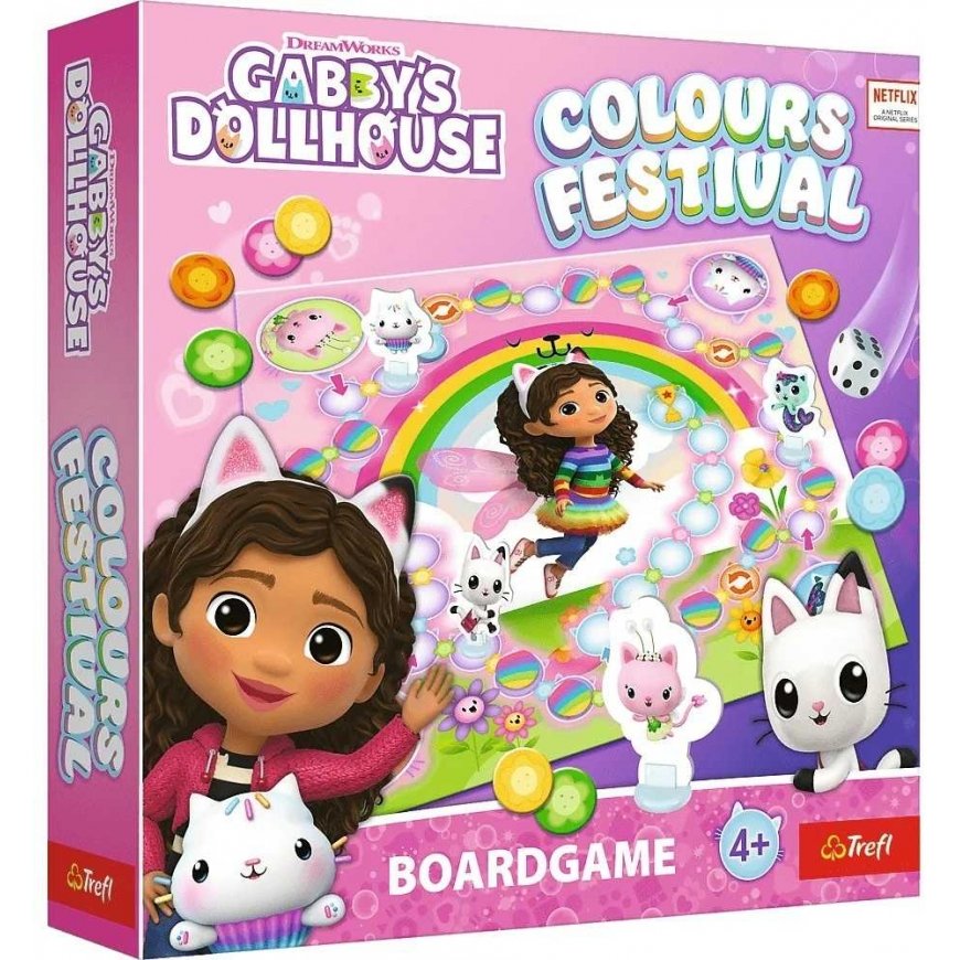 Trefl Gra colors festival koci domek gabi (gabby's dollhouse)