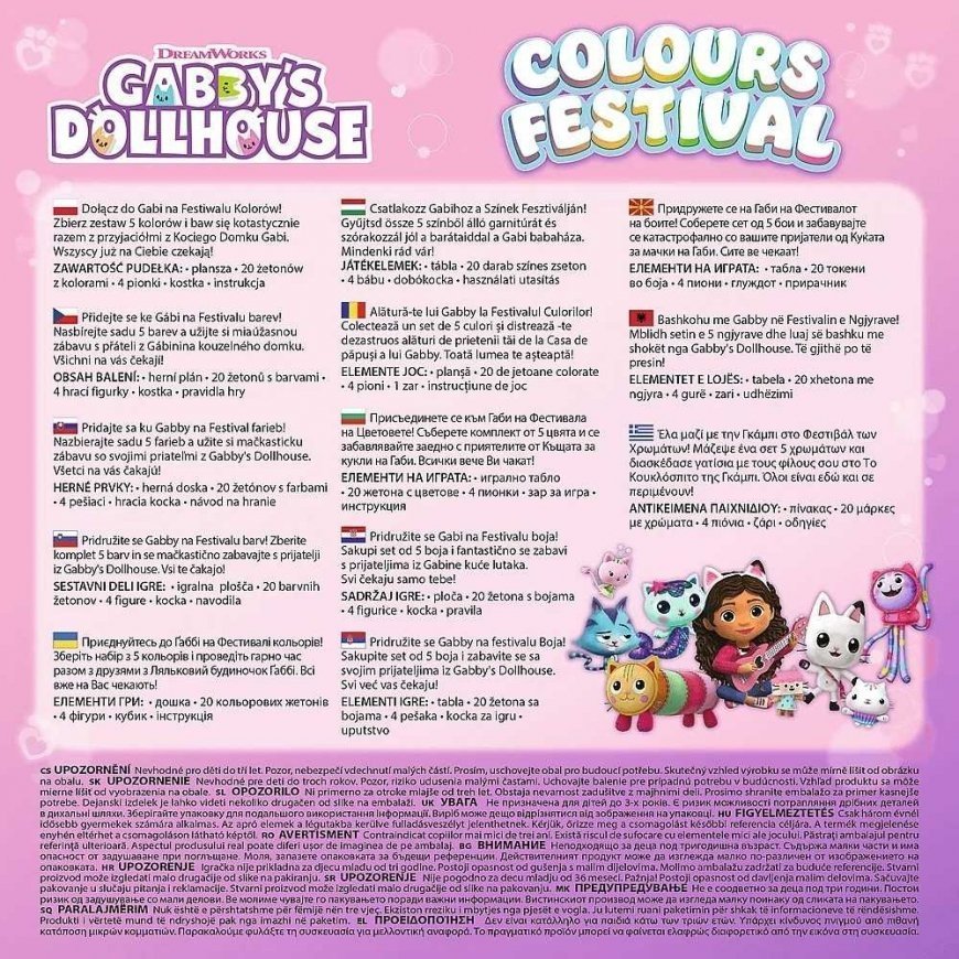 Trefl Gra colours festival koci domek gabi (gabbys dollhouse) – 3