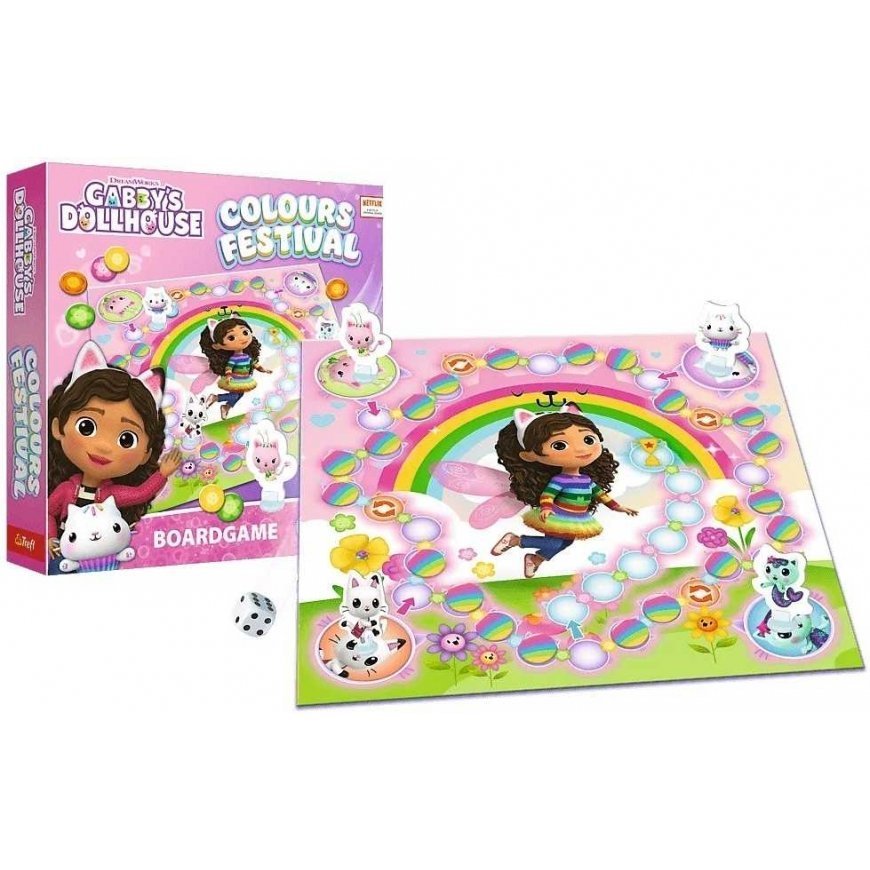 Trefl Gra colors festival koci domek gabi (gabby's dollhouse) – 4