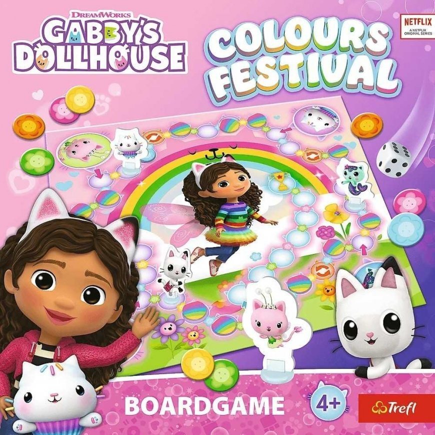 Trefl Gra colours festival koci domek gabi (gabbys dollhouse) – 5