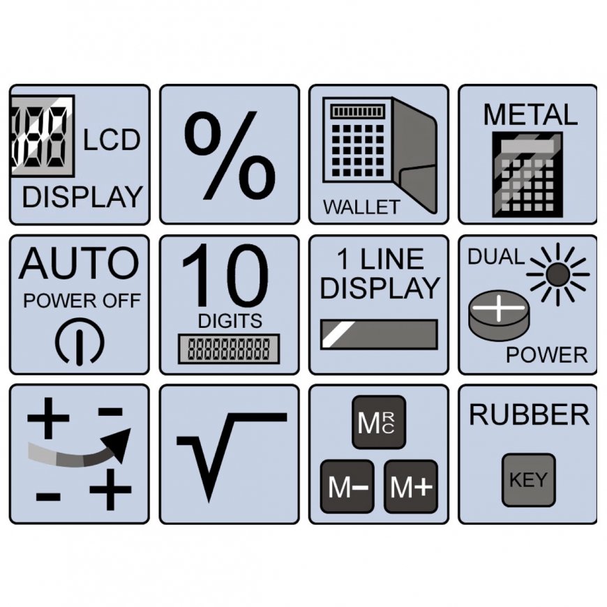 Olympia LCD 1110 kalkulaator Tasku Tavaline kalkulaator Must – 2
