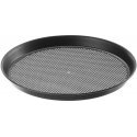 Round pizza baking tray, perforated, diameter. 340mm - Hendi 616932 Round pizza baking tray, perforated, diameter. 340mm - Hendi 616932