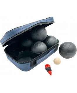 KULE DO GRY 6 SZT.BOULE PETANQUE Black POKROWIEC ENERO PRO