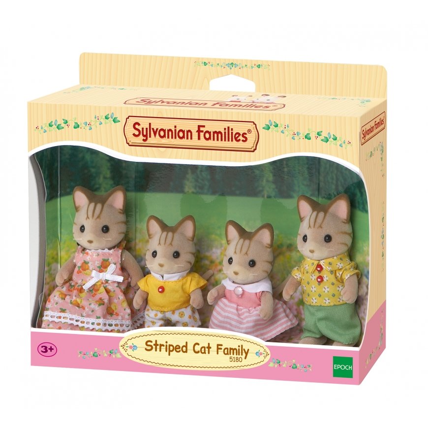 Sylvanian Families Striped Cat Family – 2