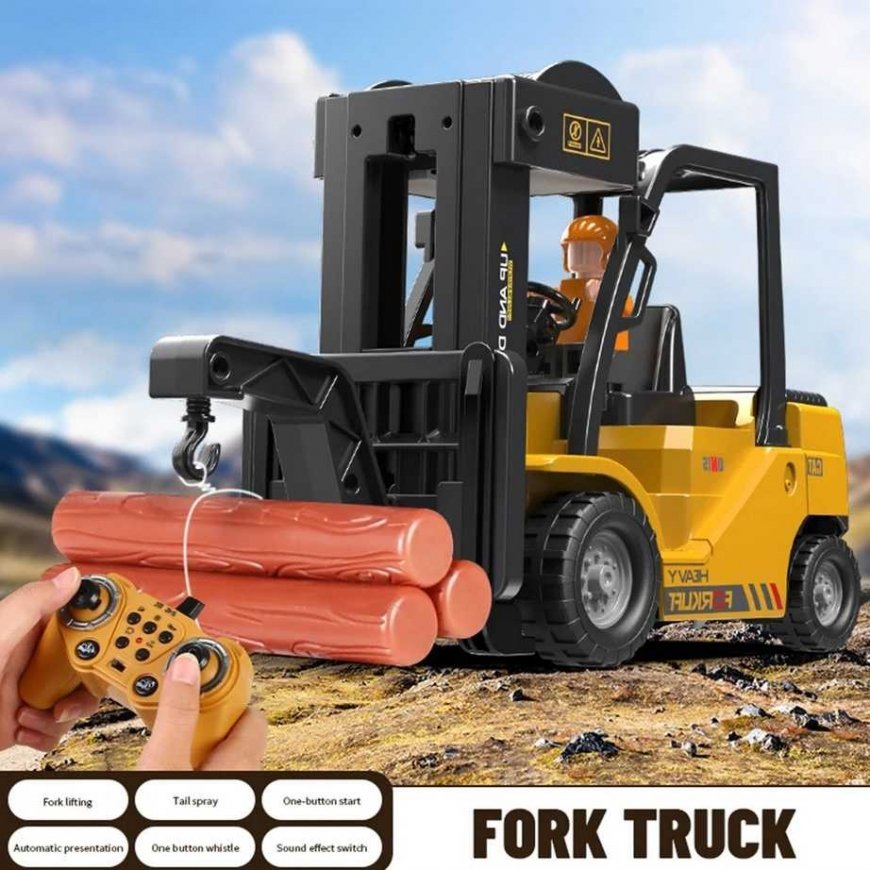 WOOPIE Remote Control Forklift 2in1 RC Crane - 1:24 Scale – 5