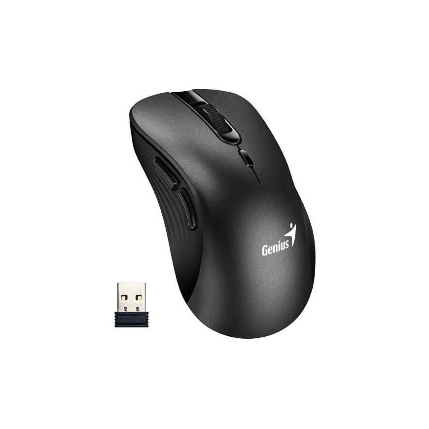 Wireless mouse, Genius Ergo 8100S, black, optical, 1600DPI – 2