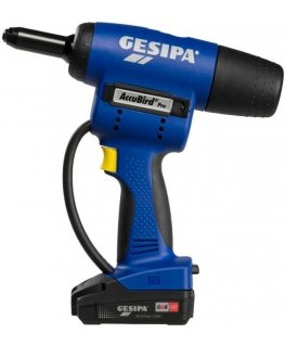 Cordless riveter GESIPA AccuBird PRO CAS 2x2Ah/18V