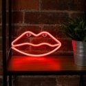 Forever Light Neon LED Light LIPS red Bat + USB FLNEO8 Koristevalohahmo Forever Light Neon LED Light LIPS red Bat + USB FLNEO8 Koristevalohahmo