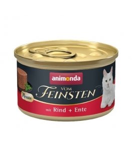 ANIMONDA Vom Feinsten Musa Liellopu un pīļu gaļa - mitrā kaķu barība - 85 g