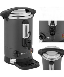 Royal Catering Warnik podgrzewacz do wody with double walls and ociekaczem 6.1 L 1500 W gray