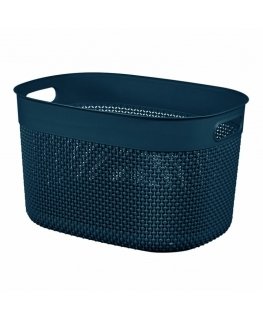 Basket Filo L 18L 38x28x22cm dark blue