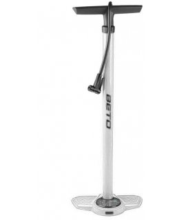 Pompa pastatoma BETO Alu CMP-137AG5 sidabrinis Dual-head su manometriu