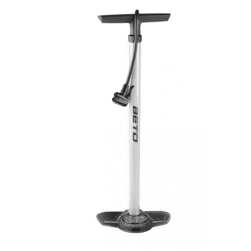The pump is built BETO Alu CMP-137AG5 silver Dual-head with manometer – 3
