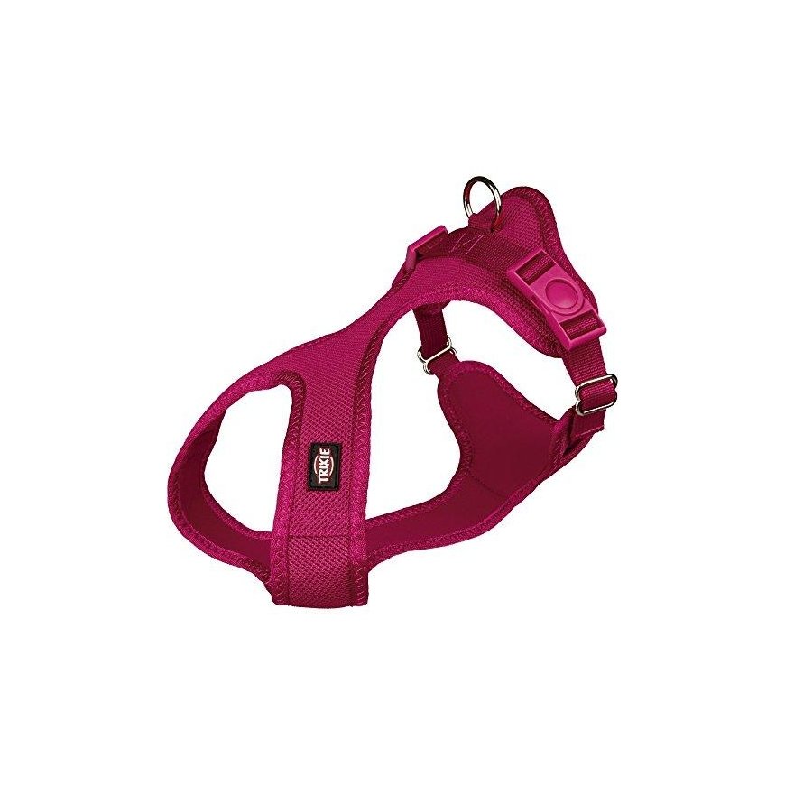 TRIXIE Comfort Soft touring petnešos, XXS-XS 28-40cm/15mm, fuksija