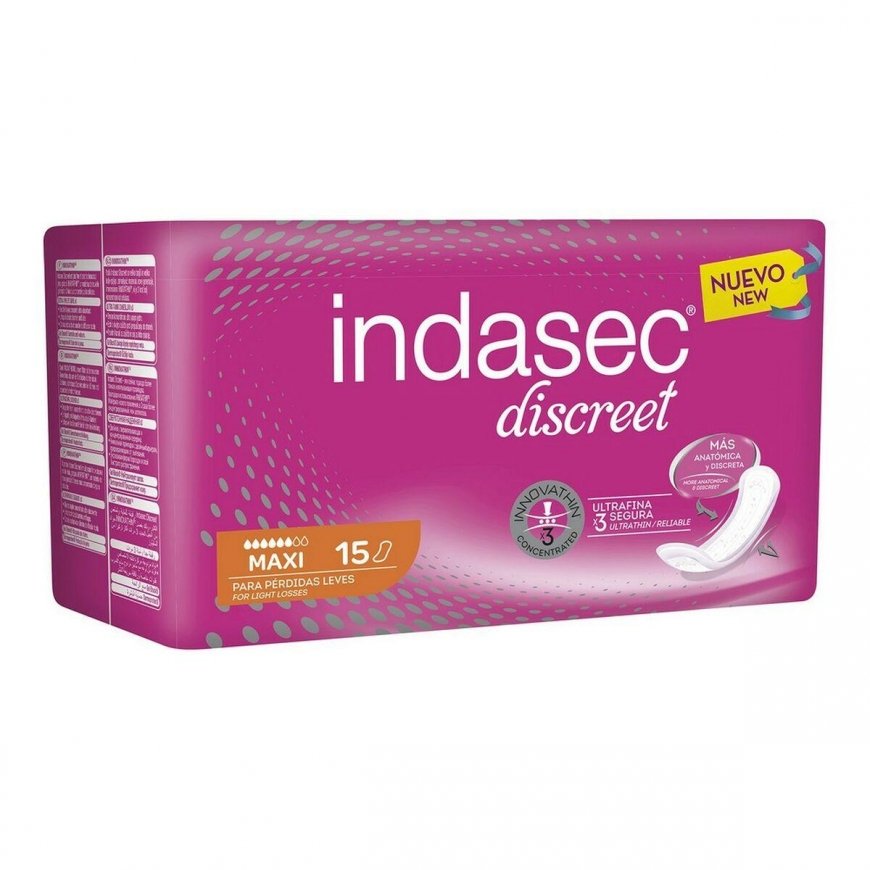 Indasec Compresses Incontinence Maxi 15 pcs – 2