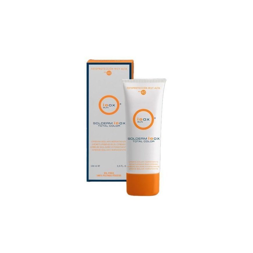 Ioox cream colored screen Solderm Total 100ml