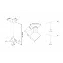 Multibrackets M Universal Projector Ceiling Mount 300-480 with Finetune