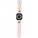 Karl Lagerfeld Pasek KLAWMSLKCNP Apple Watch 38|40|41mm różowy|p Karl Lagerfeld Pasek KLAWMSLKCNP Apple Watch 38|40|41mm różowy|p