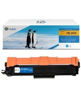 G&G compatible toner with Brother TN247C, NT-PB247C, cyan, 2300s