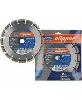 NORTON D.UNIVERSAL DISC 230mm CLIPPER PRO UNIVERSAL LASER