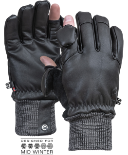 Vallerret Hatchet Leather Photography Glove Black S