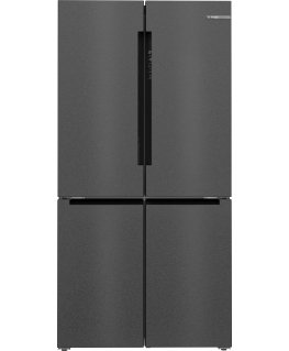 Bosch Serie 4 KFN96AXEA dviduris šaldytuvas-šaldiklis Pastatomi 605 L E Juoda