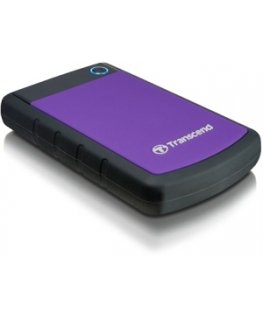 Transcend StoreJet TS1TSJ25H3P ulkoinen kovalevy 1 TB musta, Purppura