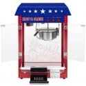 Royal Catering Mobile popcorn machine with trolley on wheels TEFLON 1600W Royal Catering Mobile popcorn machine with trolley on wheels TEFLON 1600W
