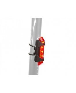 Author Flashing light A-Stake Mini USB (black/red-lens)