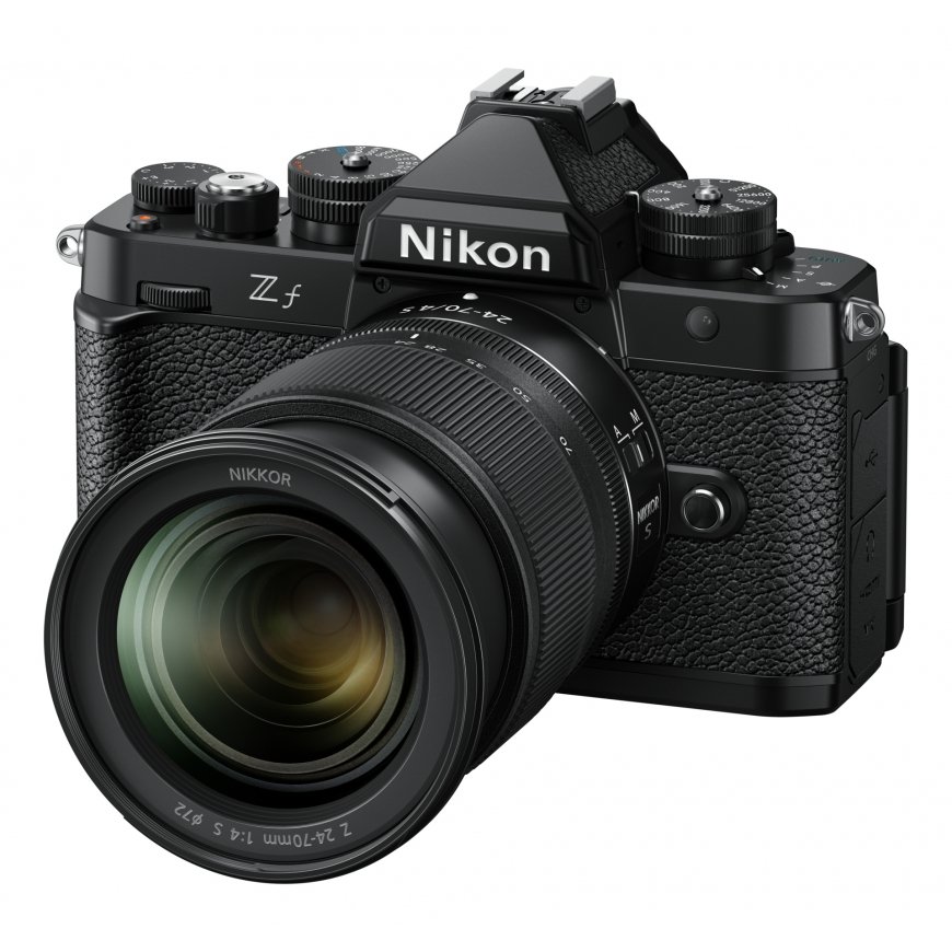 Nikon Z f + NIKKOR Z 24-70mm f/4 S MILC 24,5 MP CMOS 6048 x 4032 pikseliä musta