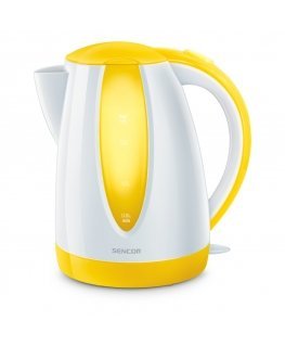 Sencor SWK 1816YL elektrinis virdulys 1,8 L 2000 W Balta, Geltona