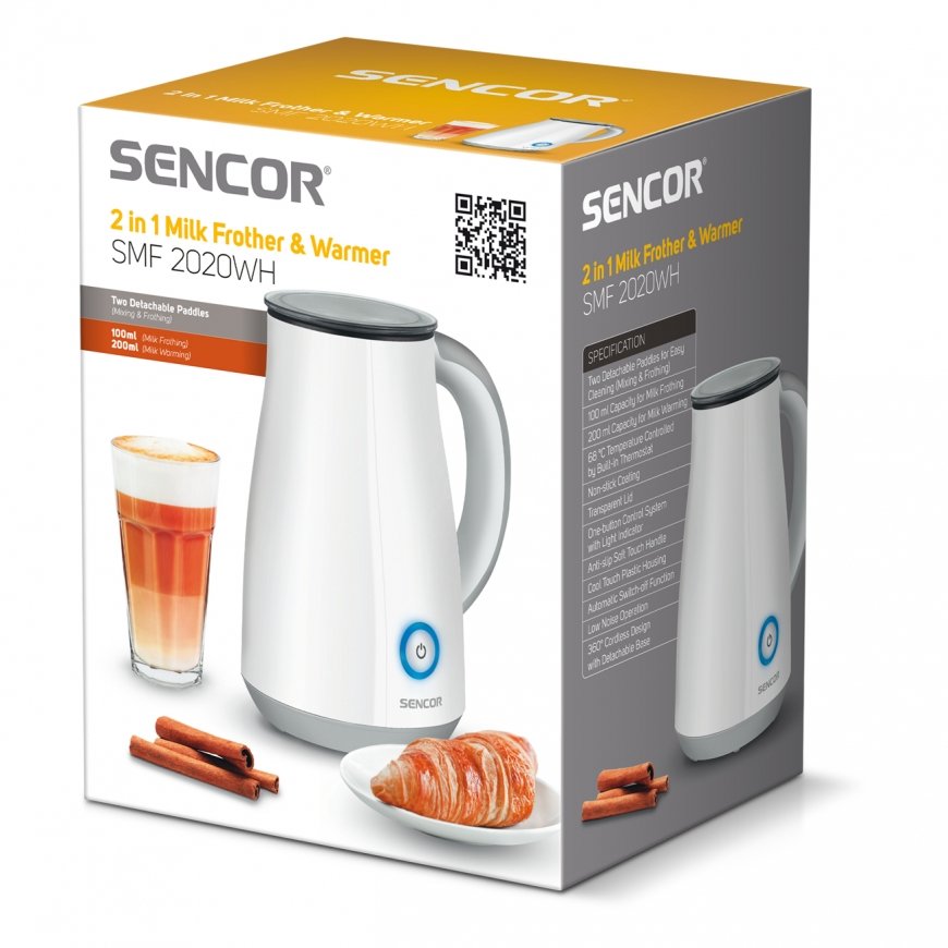 Sencor SMF 2020WH Pieno plakiklis arba šildytuvas Automatinis Balta – 2