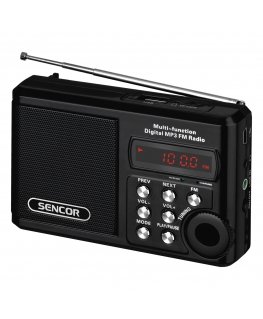 Sencor SRD 215 B radio Analog Black