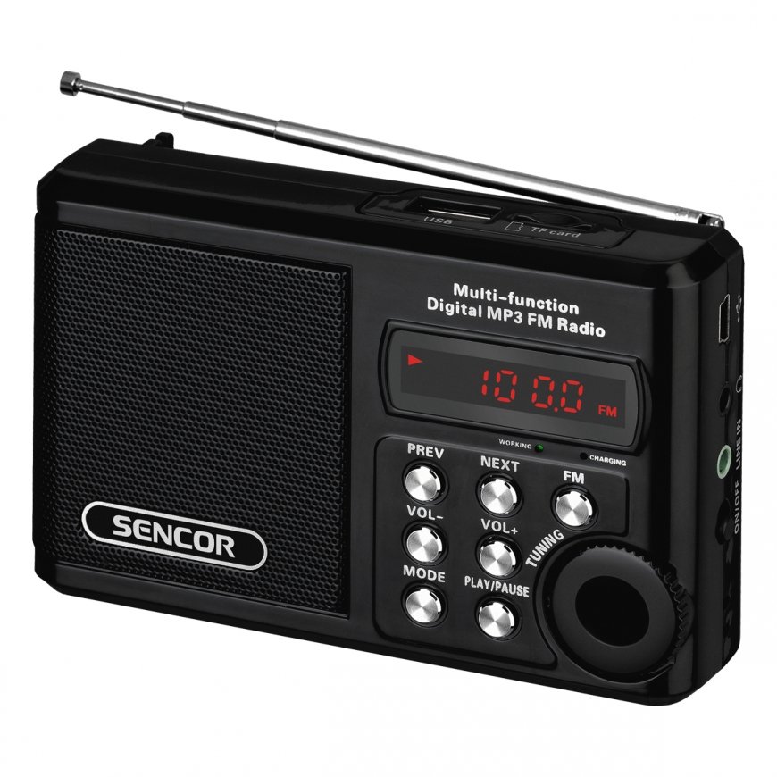 Sencor SRD 215 B radio Analogais