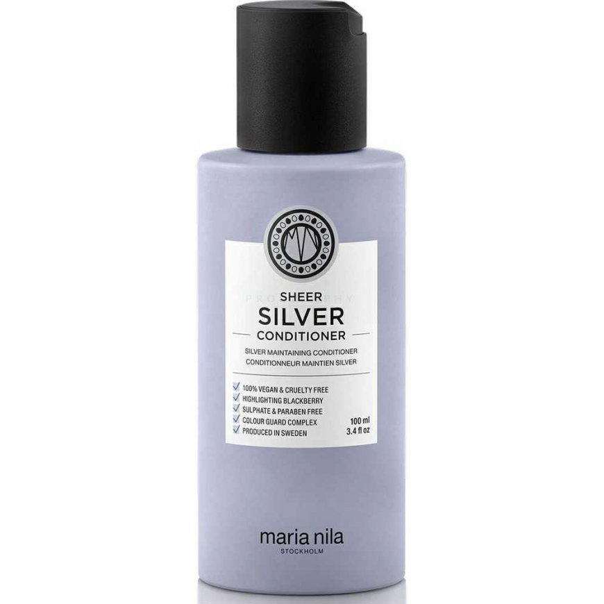 Maria Nila "Sheer Silver" conditioner for fair and light hair 100 ml – 2
