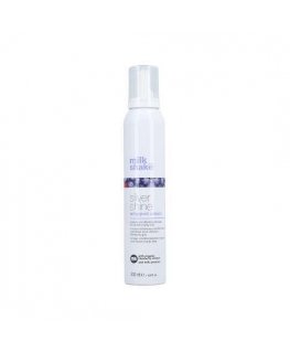Kondicionuojančios putos šviesiems ir žiliems plaukams Milk Shake Sidabrinis Shine Whipped Kreminis 200ml