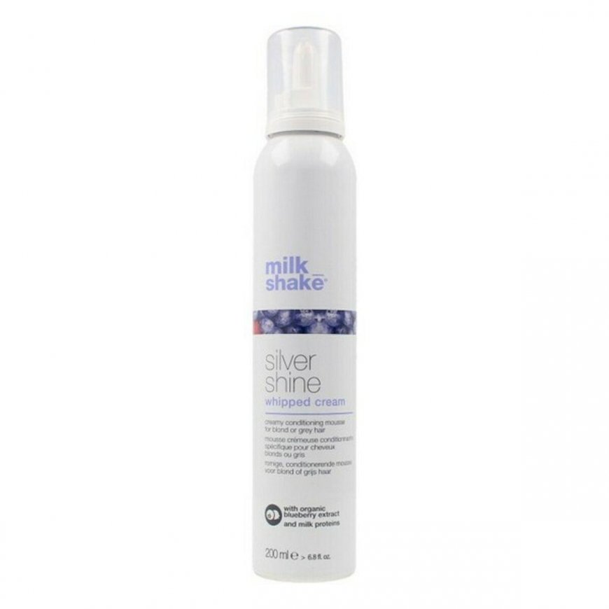 Conditioning foam for light and gray hair Milk Shake Silver Shine Whipped Creamy 200ml – 5