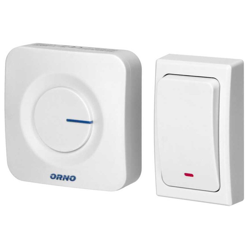 Orno ONDO AC battery-free wireless doorbell, white – 3
