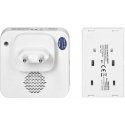 Orno ONDO AC battery-free wireless doorbell, white Orno ONDO AC battery-free wireless doorbell, white