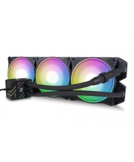 Alphacool Pro Aurora 420 CPU AIO Processor Liquid cooling kit 14 cm Black, White