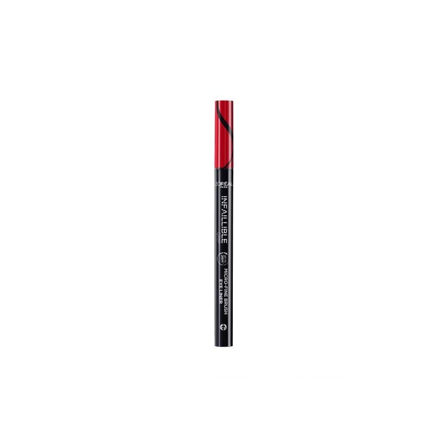 L'Oréal Paris Infallible Grip 36H Micro-Fine Eye Liner Eye Line for Women, 0.4 g