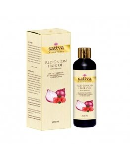 Red onion oil for hair Red Onion, Sattva Ayurveda, 200ml