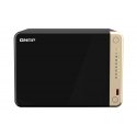 QNAP TS-664 NAS Tower Подключение Ethernet Черный N5095