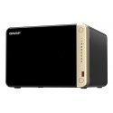 QNAP TS-664 NAS Tower Подключение Ethernet Черный N5095