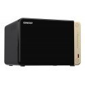 QNAP TS-664 NAS Tower Ethernet/LAN savienojums Melns N5095