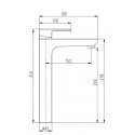 Washbasin faucet DOMOLETTI VERONA DVT430.5, chrome Washbasin faucet DOMOLETTI VERONA DVT430.5, chrome