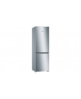 Bosch Serie 2 KGN33NLEB külmik-sügavkülmik Eraldiseisev 282 l E Roostevaba teras