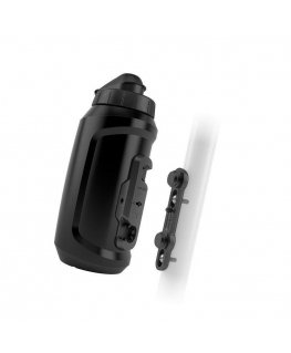 Drinkware with holder Fidlock Twist 750 ml black/silver logo